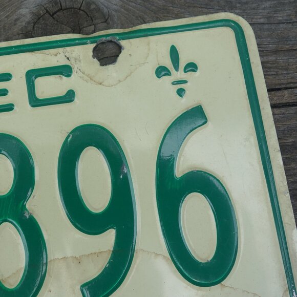 Vintage 1975 Quebec La Belle Province License Plate - Picture 6 of 8